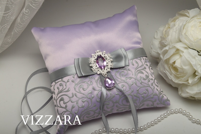 Ring Bearers Pillows Lavender Wedding Cheap Ring Bearer Pillow Etsy