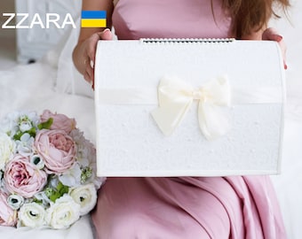 Wedding card box Ivory wedding, Personalized, Card box Ivory wedding, Card box for wedding Ivory wedding, Wedding box, Card box with slot