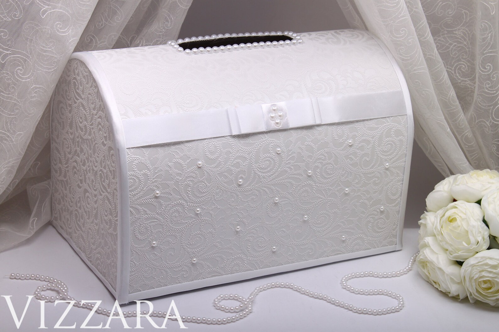 Wedding money box White Wedding Card Box Wedding card holder Etsy