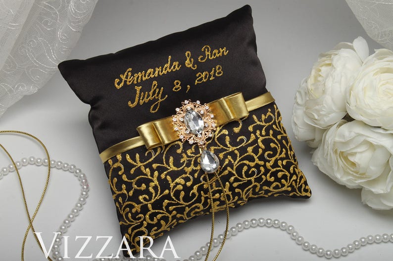 Ring bearers pillows Black weddings Ring bearer pillow ideas Etsy