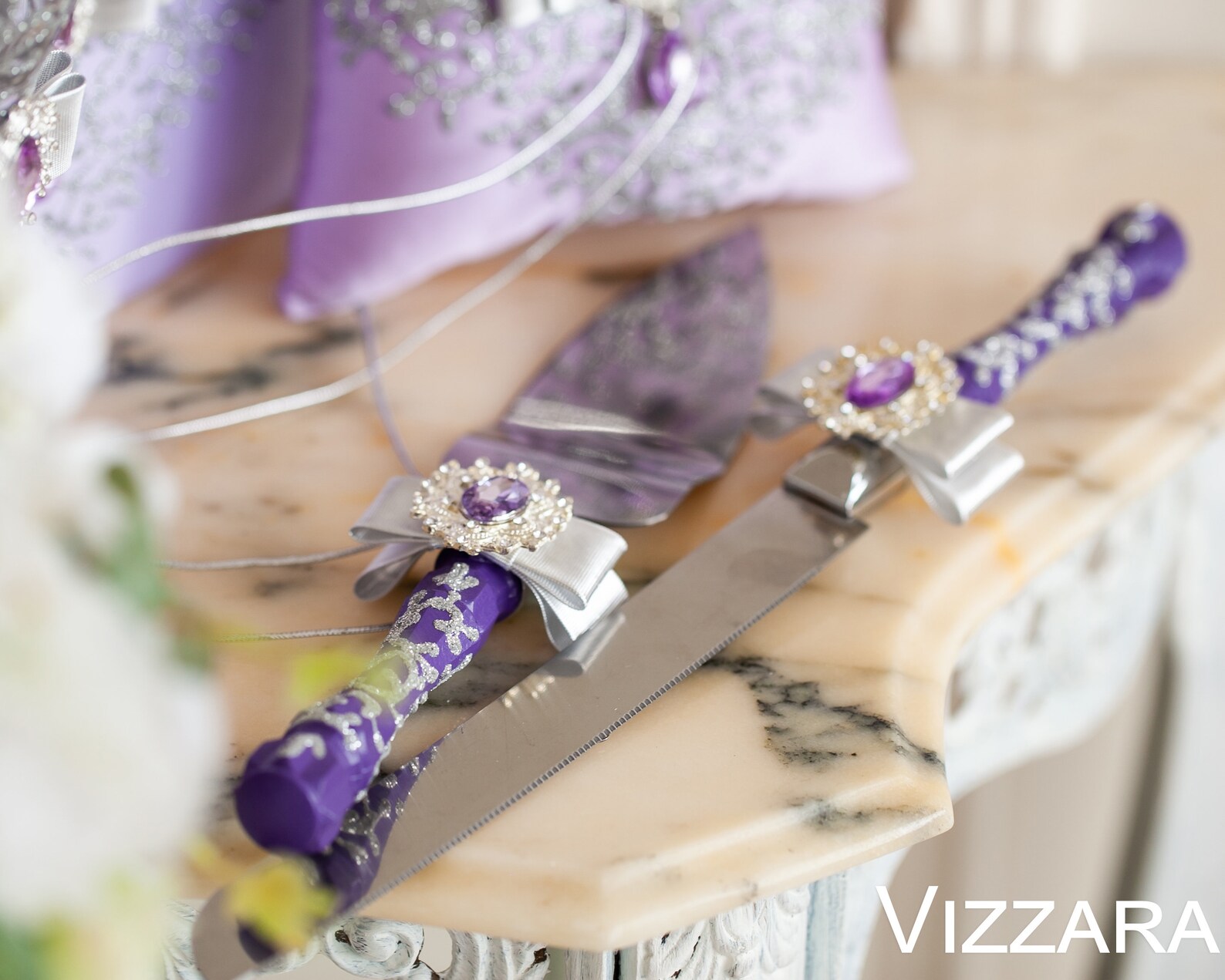 Cards Box Wedding Lavender and Silver Weddings Personalized Etsy