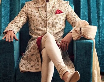 Custom Made Sherwani for Grooms