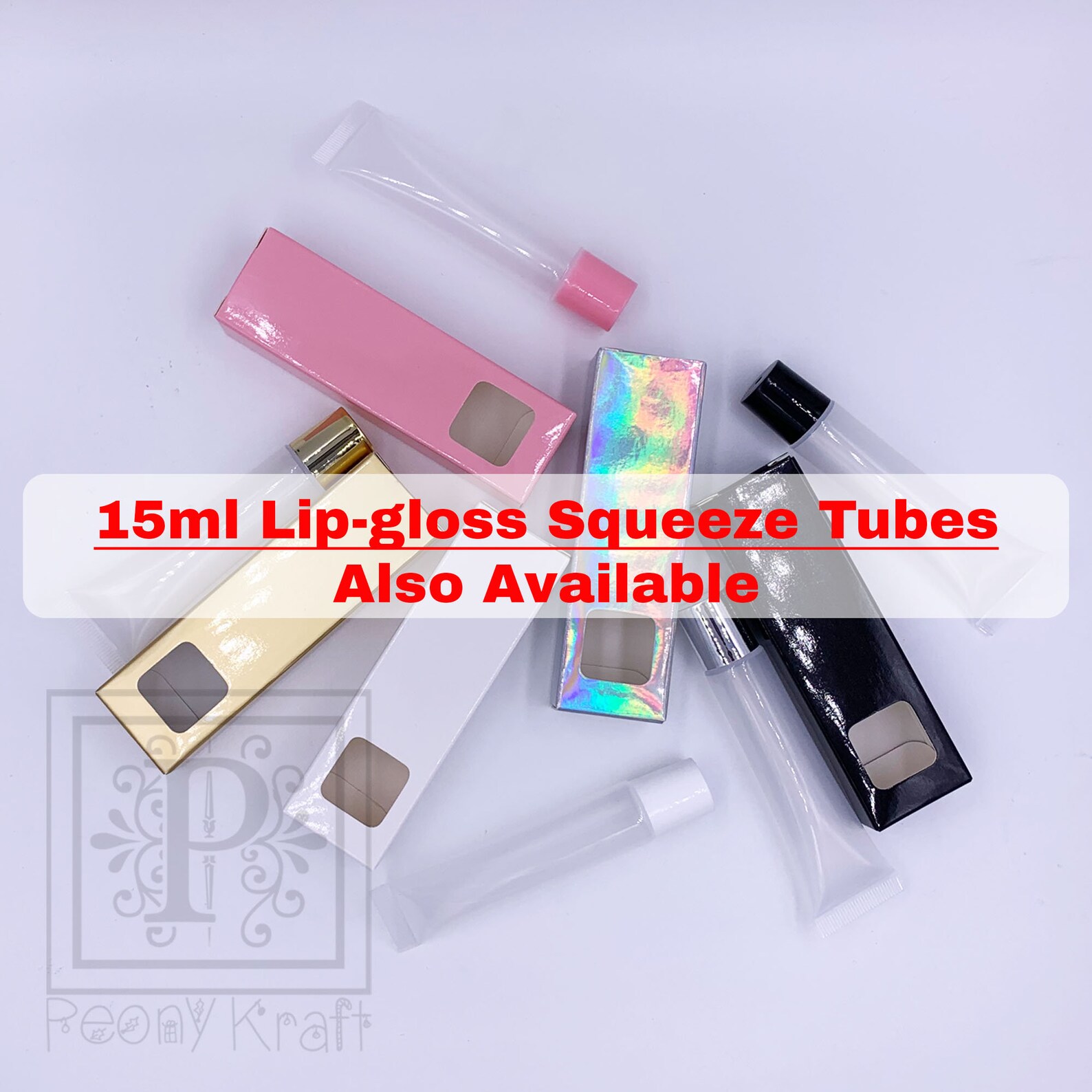 100 Boxes 15ml Lip Gloss Boxes Squeeze Tube Boxes Perfume Etsy