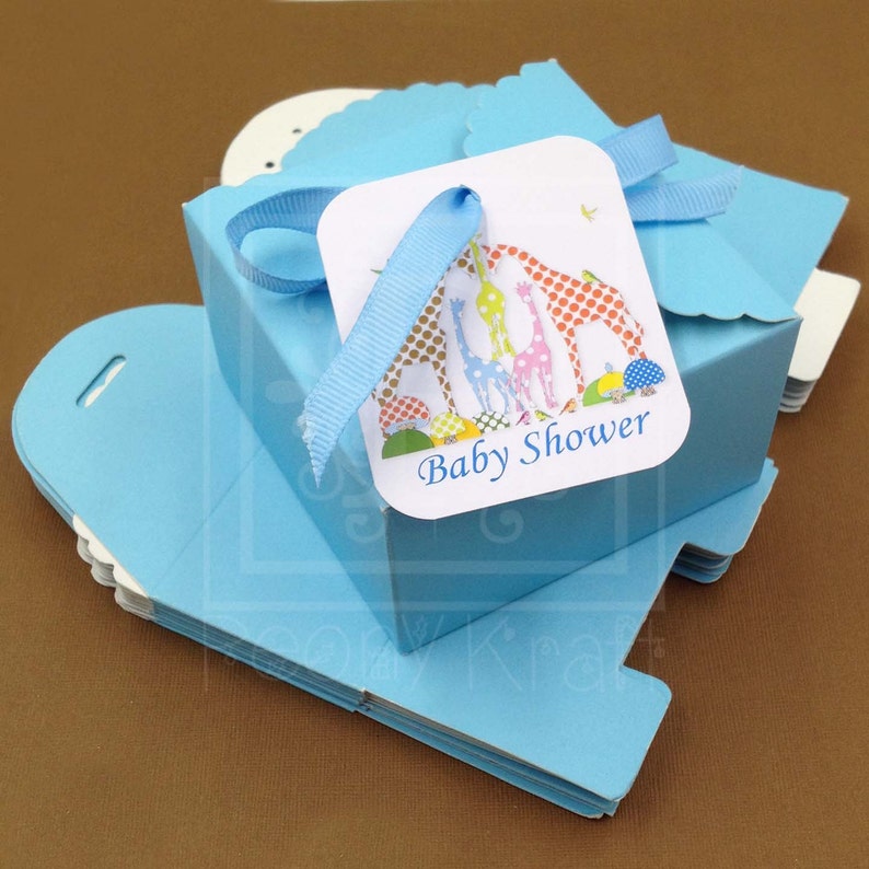 Set Of 10pcs Baby Shower Gift Boxes With Tags It s A Etsy