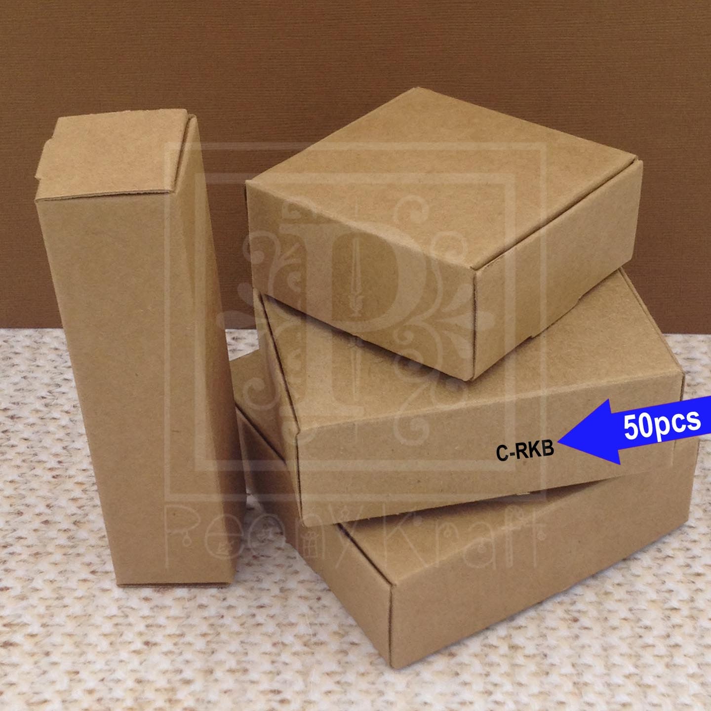 50pcs Rectangle Kraft Boxes Wedding Favor Boxes Party Etsy