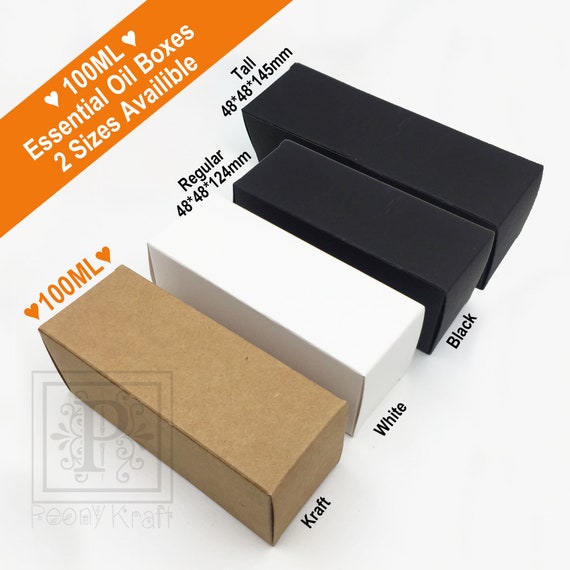 100 Boxes 100ml Essential Oil Boxes Infused Body Oil Boxes Etsy