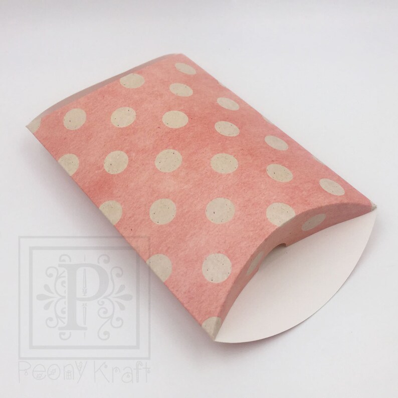 Holiday Gift Boxes Wedding Pillow Boxes Blue Pillow Boxes Baby Shower Pillow Boxes Size 5 12\u201d x 4\u201d x 1\u201d Polka Dot Pillow Boxes 10pcs