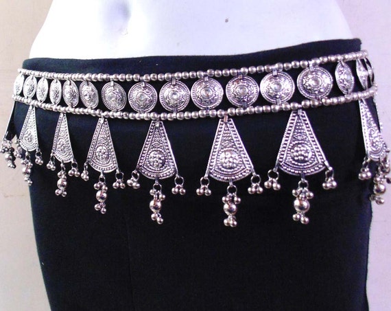 Tribal Fusion Bellydance Belt , Hip Scarf Waist Jewelry Kuchi Belt , Ethnic  Belt , Banjara Belt , Gypsy Belt , Belly Dance Belt PR 8019 -  Canada