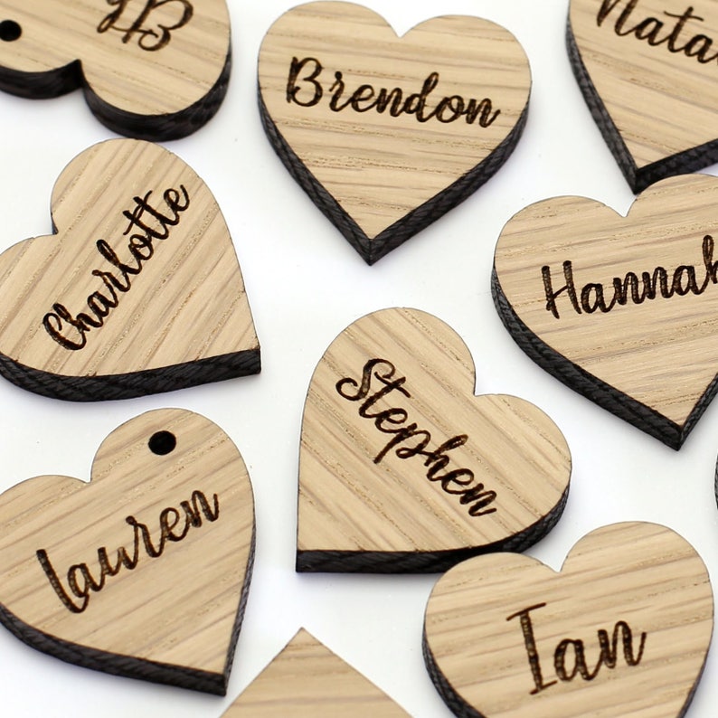 Wooden Wedding Place Names Rustic Wedding Names Wooden Place Etsy UK