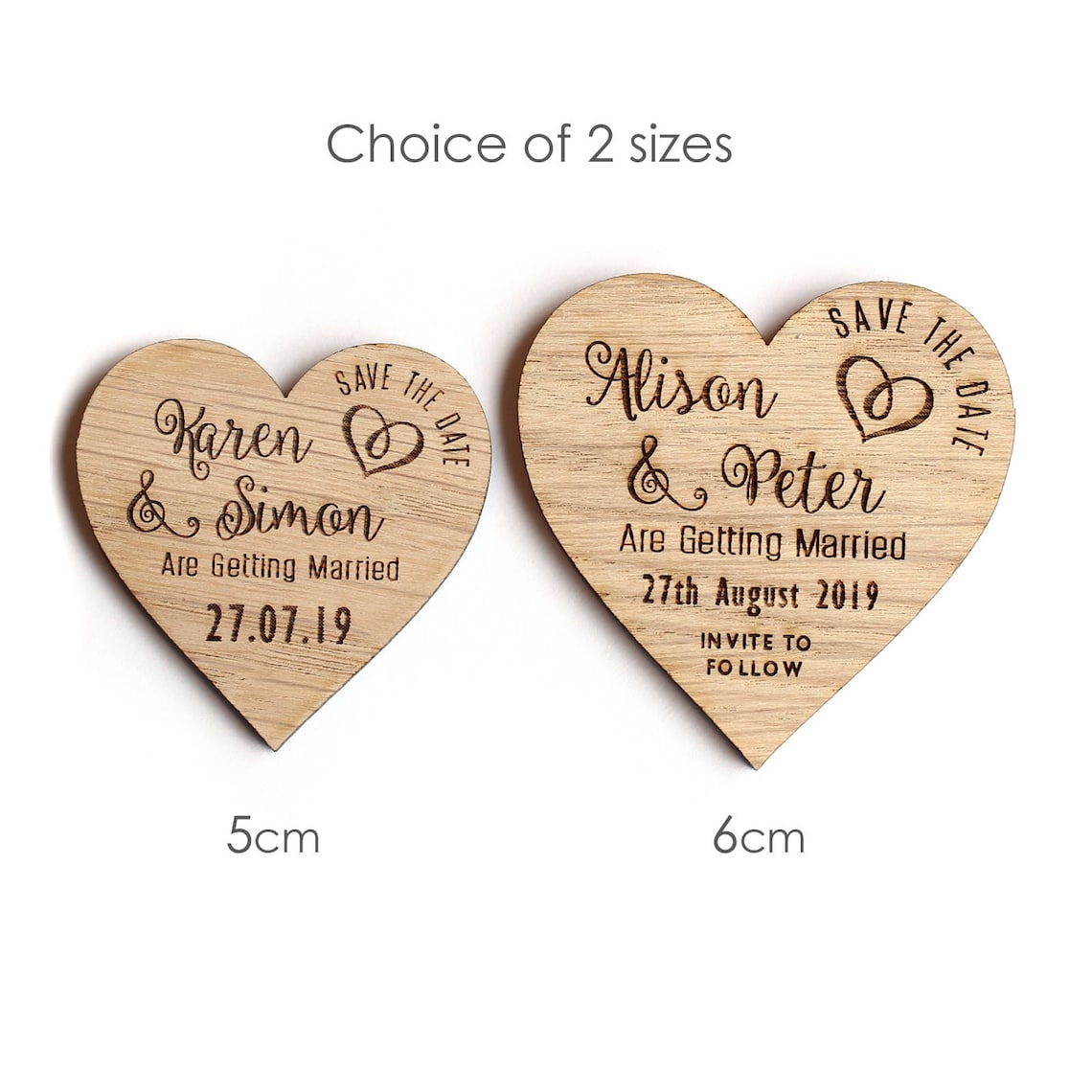 Wooden Save The Date Evening Custom Rustic Heart Etsy Wooden Save The Date Evening Custom Rustic Heart Etsy