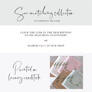 Pu&ograve; includere: Un set di inviti di nozze con un design floreale ad acquerello con foglie di eucalipto e un cerchio dorato. Gli inviti sono stampati su carta di lusso e sono disponibili in una variet&agrave; di colori, tra cui rosa, marrone e verde. Il testo sugli inviti recita "Love Struck".