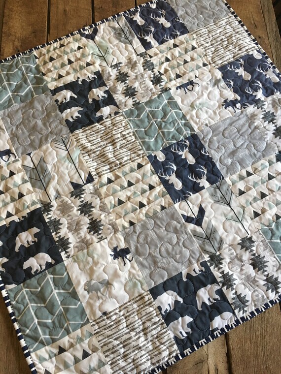 crib quilt boy