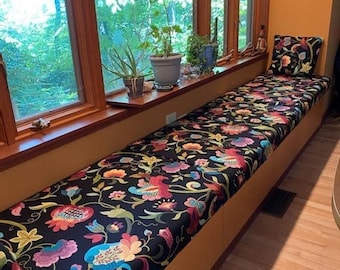Cushion Covers using Your Fabric DEPOSIT Outdoor Indoor Window-seat Pillow