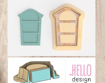Halloween Bookshelf Cutter: Polymer Clay Texture Roller (Digital STL File)