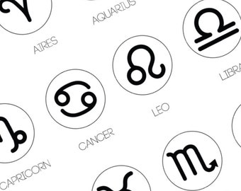 Dierenriemtekens SVG, Laser Cut File, Cricut, Silhouette, Cameo - Instant Download