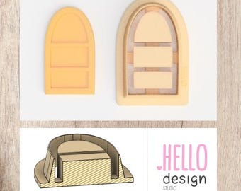 Cortador de estantería, archivo STL digital de 4 tamaños diferentes, rodillo de textura de arcilla polimérica, herramientas de arcilla