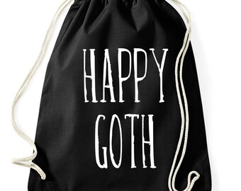 goth gym bag