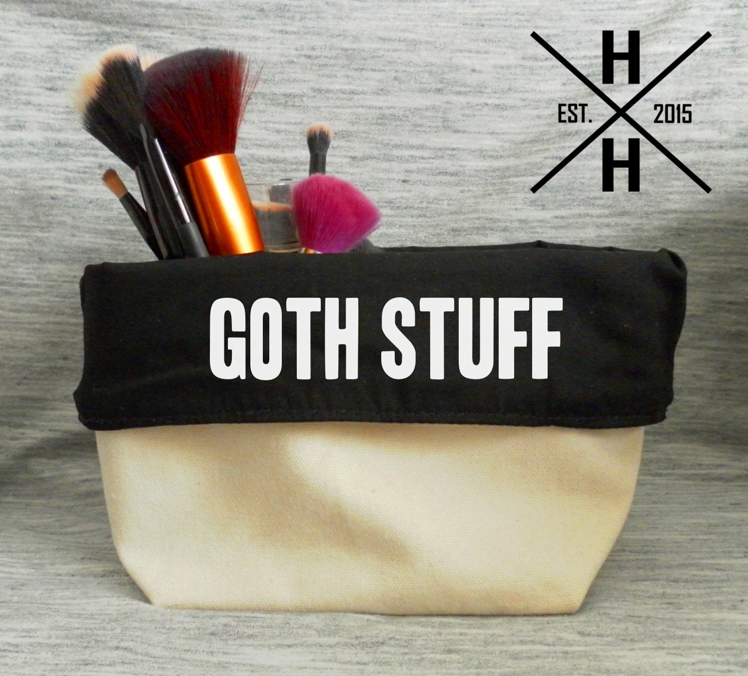 Goth stuff makeup bag - goth stuff makeup organiser bag - funny bag - funny makeup bag - funny bags - funny bag - gift idea - gift ideas Goth stuff makeup bag - goth stuff makeup organiser bag - funny bag - funny makeup bag - funny bags - funny bag - gift idea - gift ideas