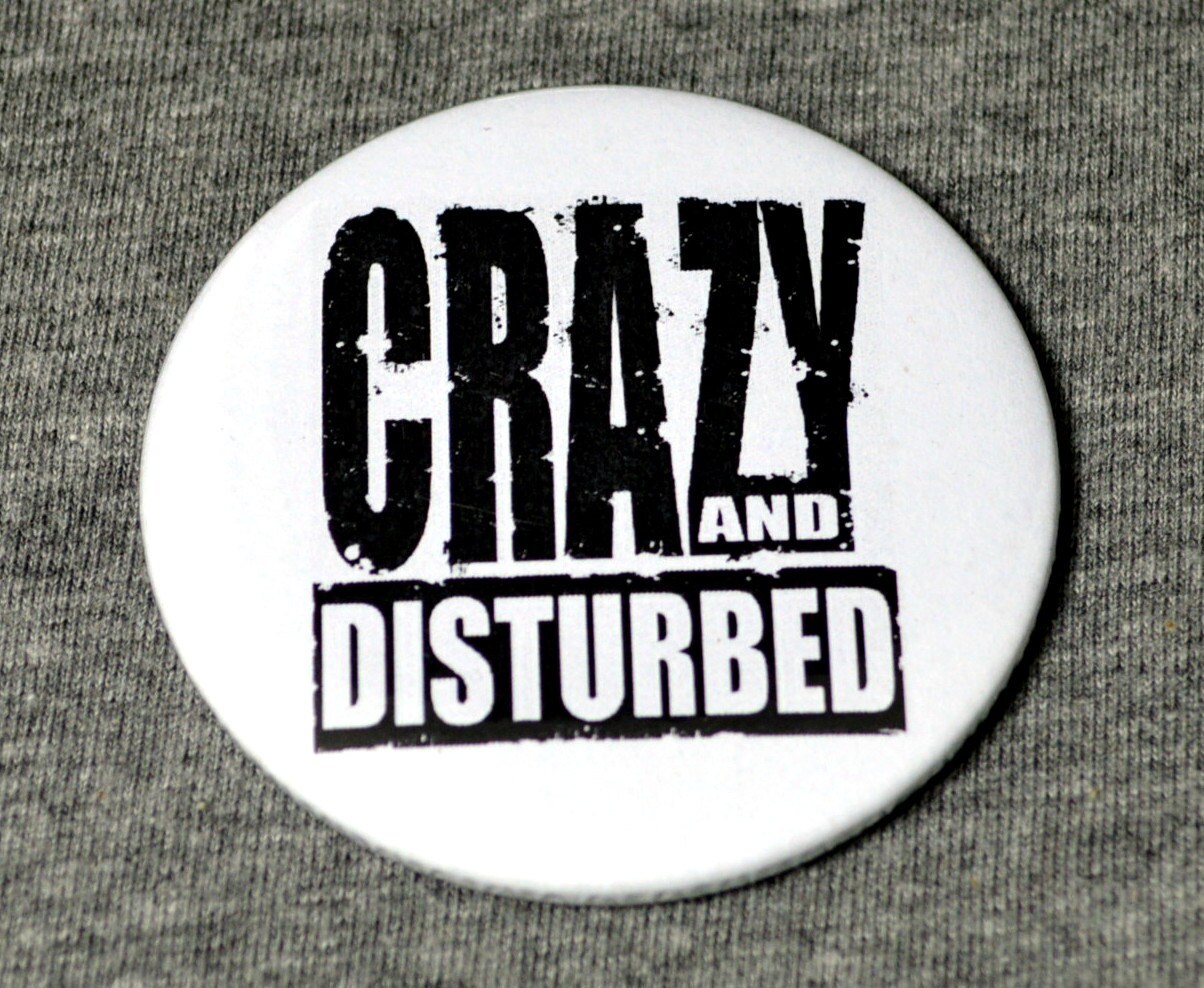 Crazy And Disturbed 58mm Badge Punk Badge Punk Badges Etsy - etsy roblox button etsy Crazy And Disturbed 58mm Badge Punk Badge Punk Badges Etsy - roblox button etsy