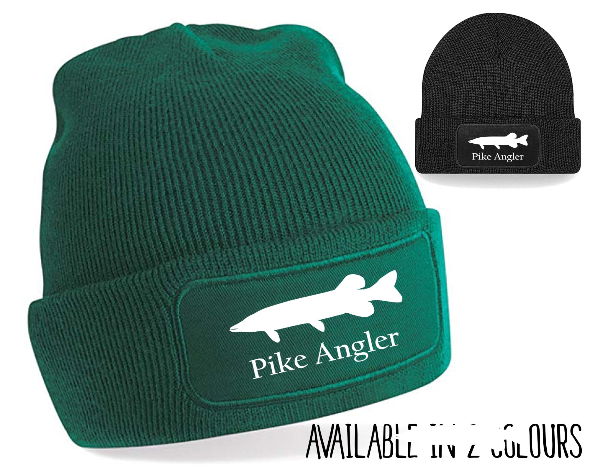 Pike Angler beanie hat - fishing gifts