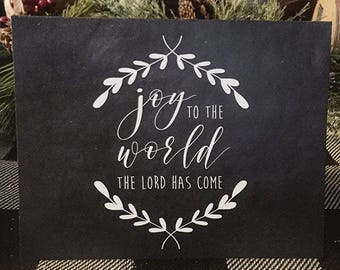 Joy to the World Christmas card
