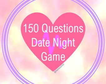 150 Questions Date Night Game || Couples Game || Questions For Couples || Couple Date Night || Games for Couples || Valentines Day Games