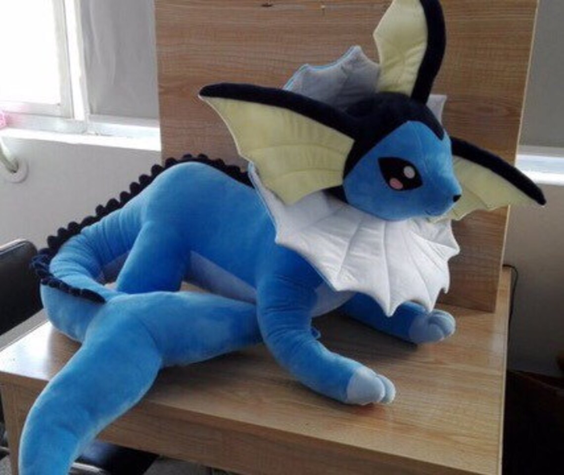 Life Size Vaporeon Pokemon Pillow Bolster | Etsy