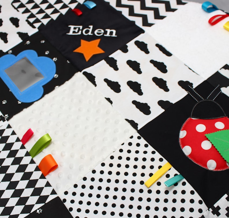 Montessori Play Mat, Baby Play Rug, Padded Baby Playmat, Tummy Time