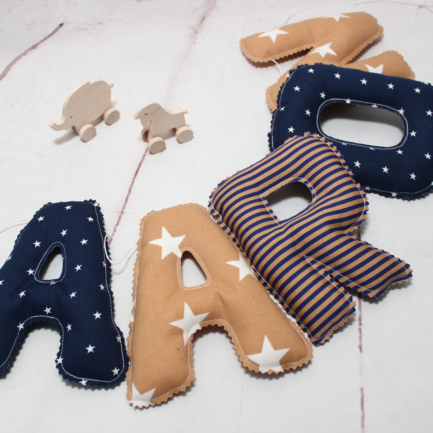 Guirlande Prénom - Décoration Chambre Bébé -Cadeau Naissance Bébé Garçon Personnalisé Baptême Naissa