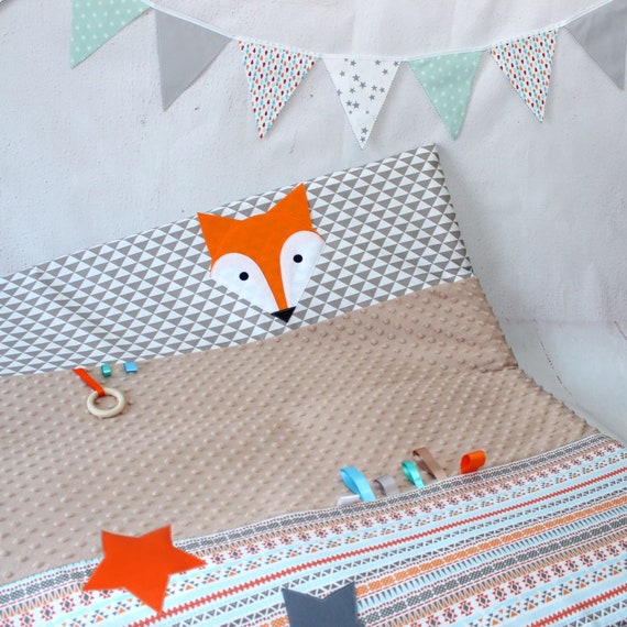 Tapis D Eveil Bebe Renard Azteque Decoration Chambre Etsy Tapis D Eveil Bebe Renard Azteque Decoration Chambre Etsy