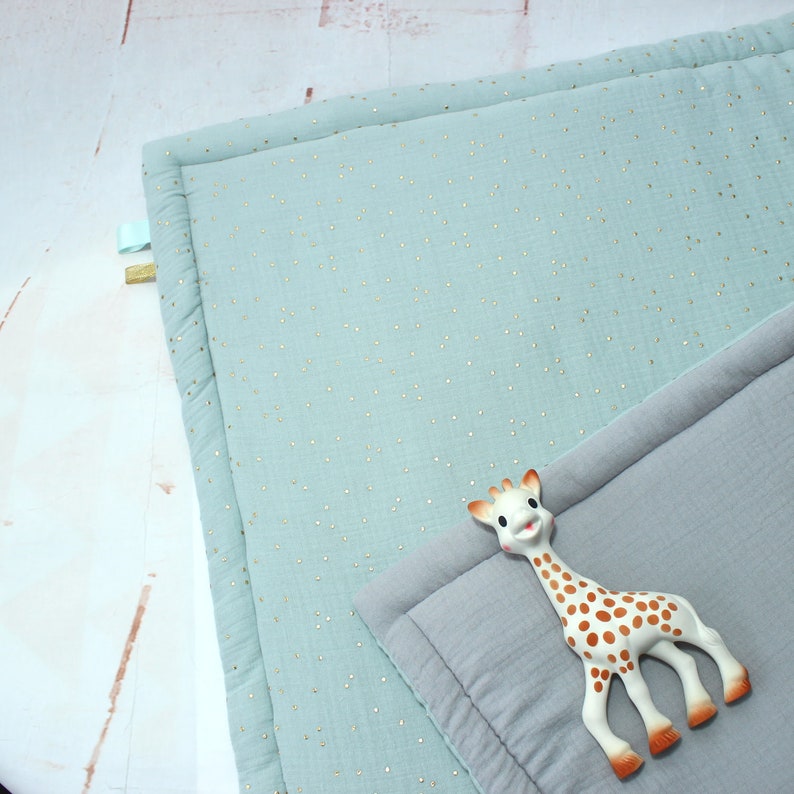 Padded Baby Play Mat, Sensory Baby Playmat, Muslin, Eco Friendly
