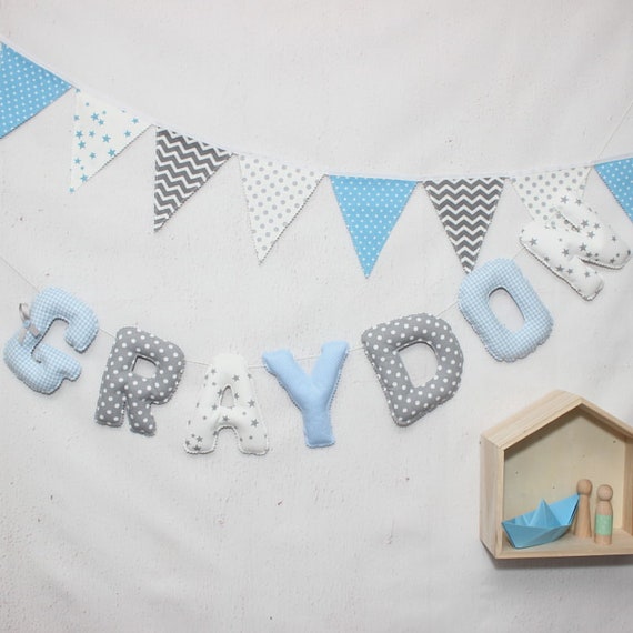 baby name bunting for nursery