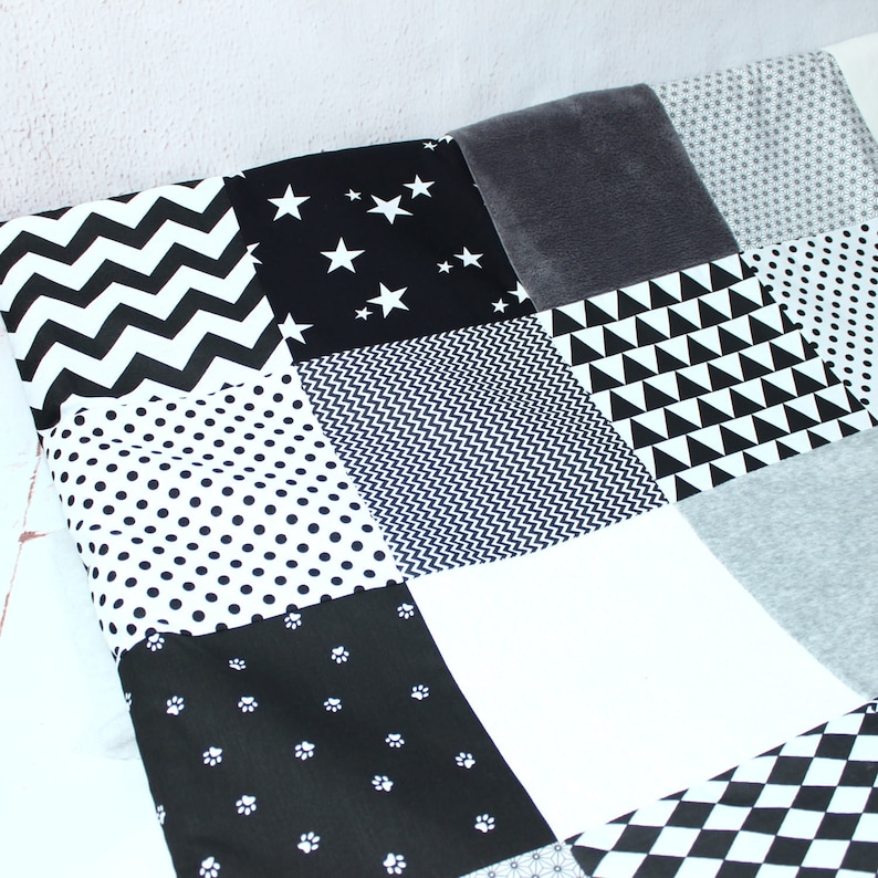 Black White Playmat Montessori Baby Play Gym Sensory Baby Etsy