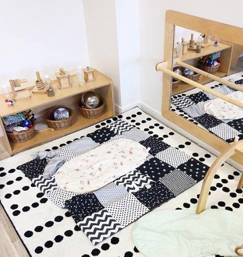 Baby Play Mat Montessoribaby Gym Playmats Baby Quilts Etsy