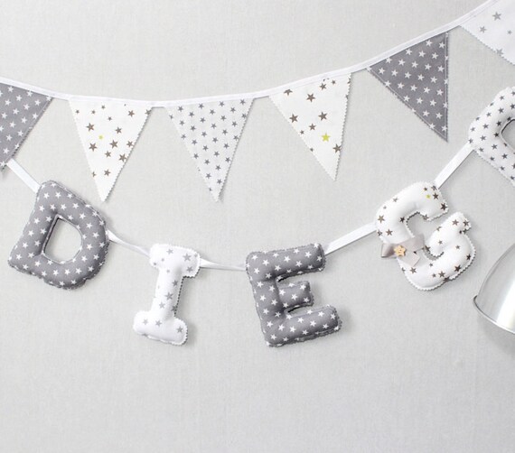 baby nursery name wall art