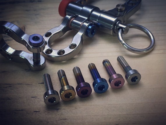 Special Titanium Screw for Ti-Omega Shackle / Colors