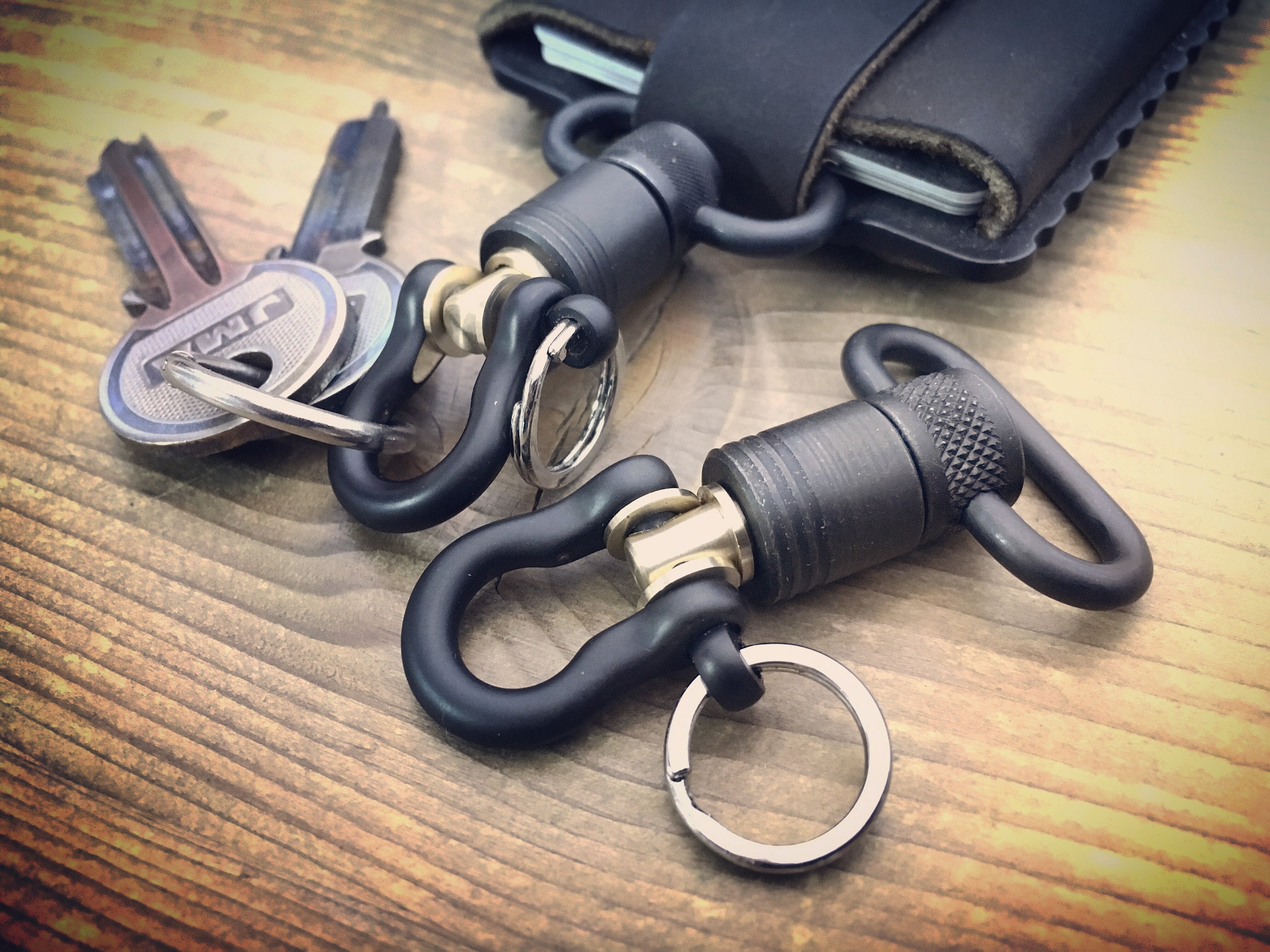 Quick detachable Swivel Connector Keychain
