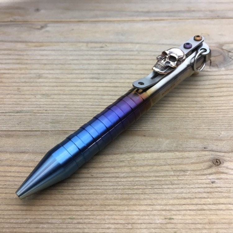 Custom, Cal.50 EDCTitanium Ballpoint Pen by Böker / Connector / Bronze