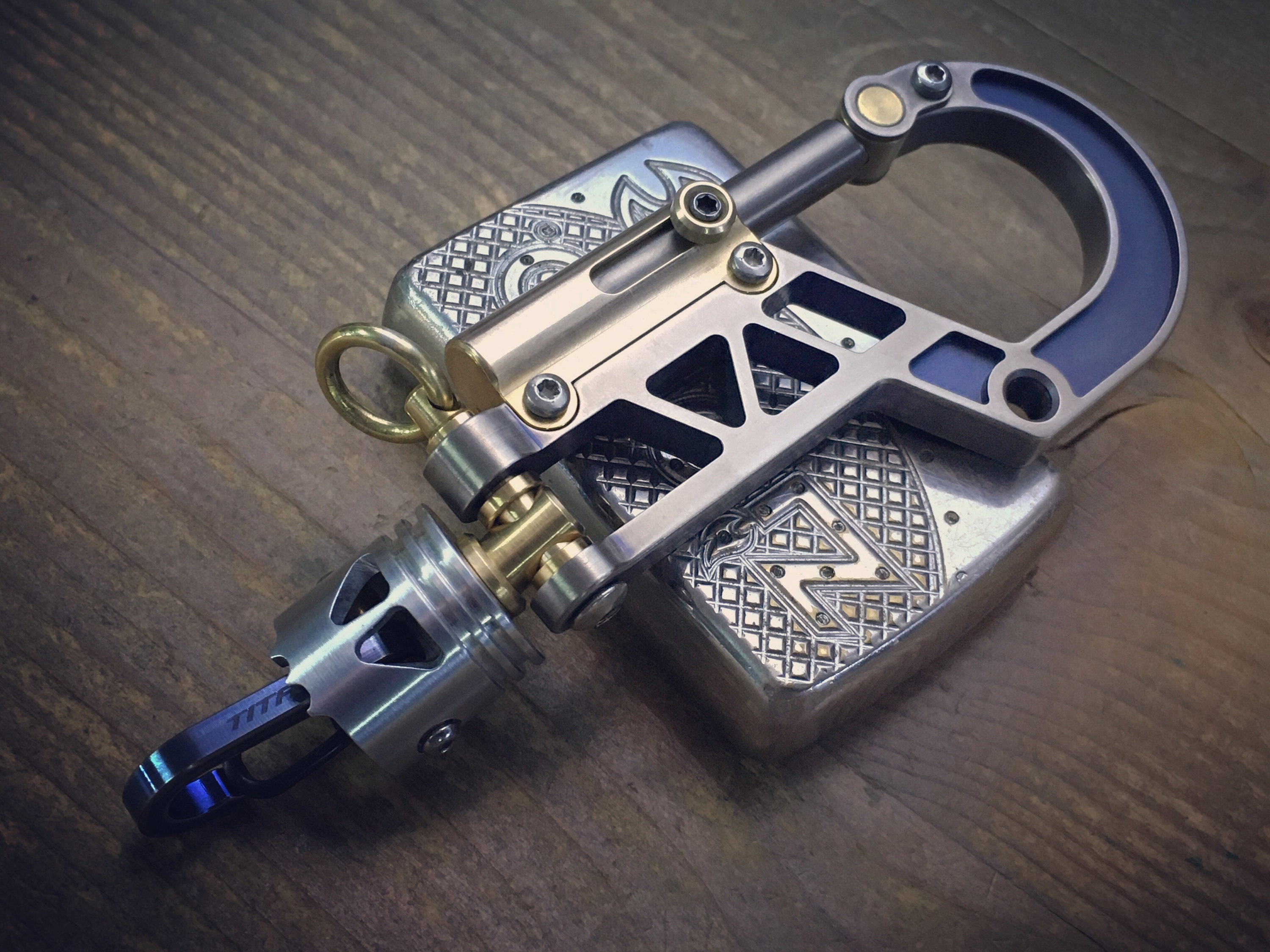 Bison Designs Carabiner 2-Pin Key Chain