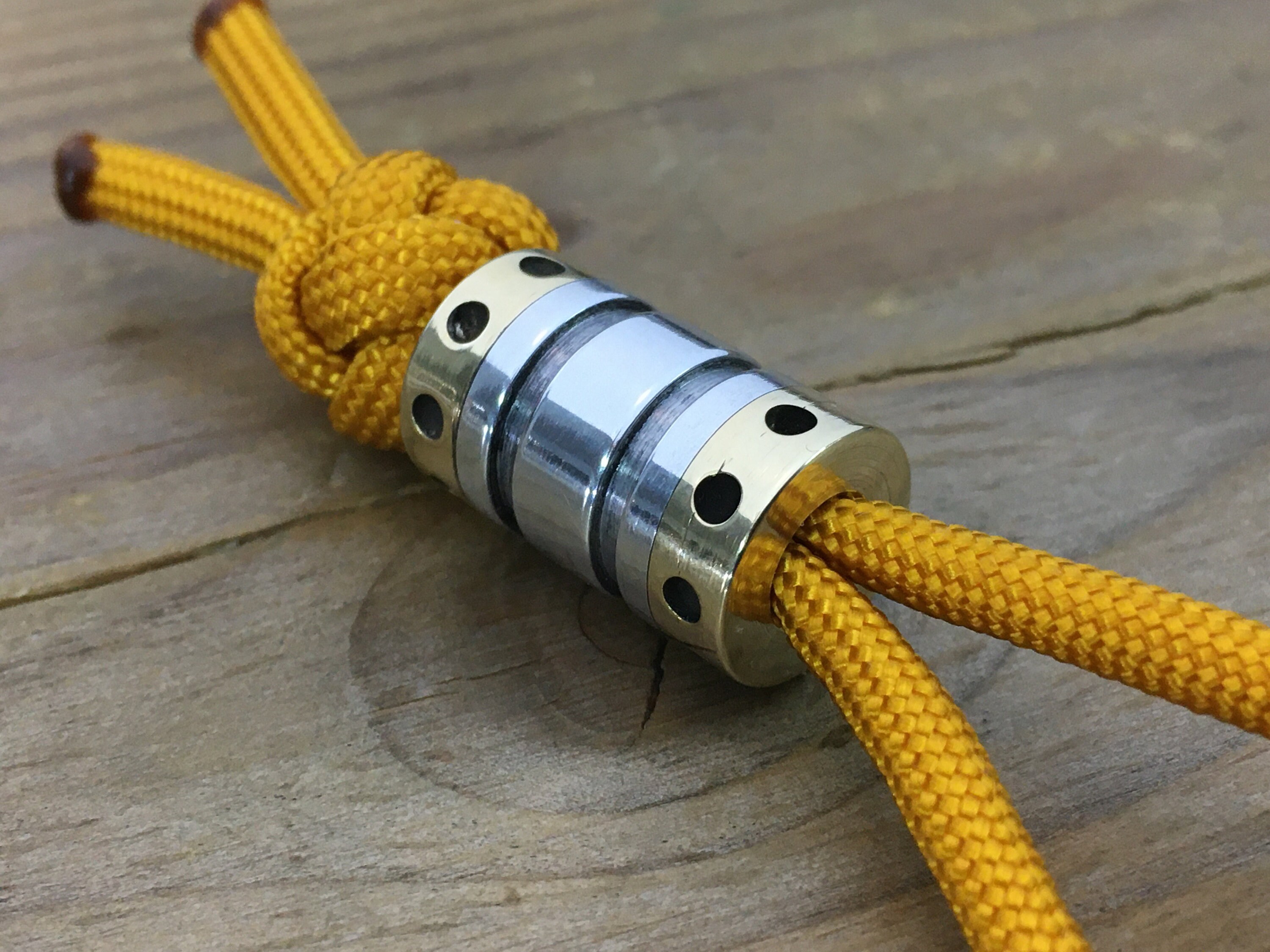 Custom Knife Lanyard Bead / Recycled Etsy