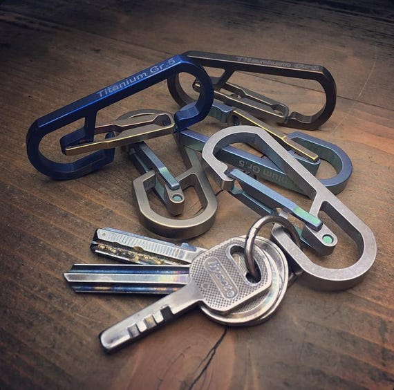 Titanium Edc Key Carabiner Type-II / TOP version