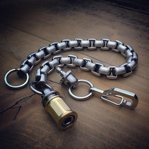 Veiligheidsketting met snelontgrendeling. Voor portemonneeketting of sleutelhanger / 3 opties