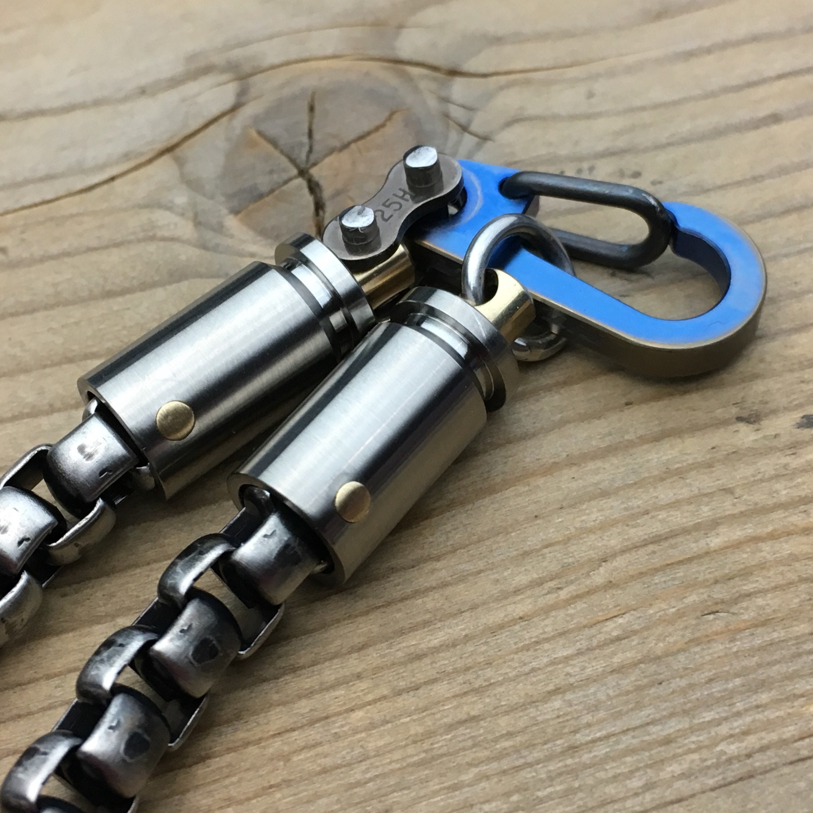 Cal.9mm Bracelet, Keychain or Wallet Chain / Exhaust Pipe texture