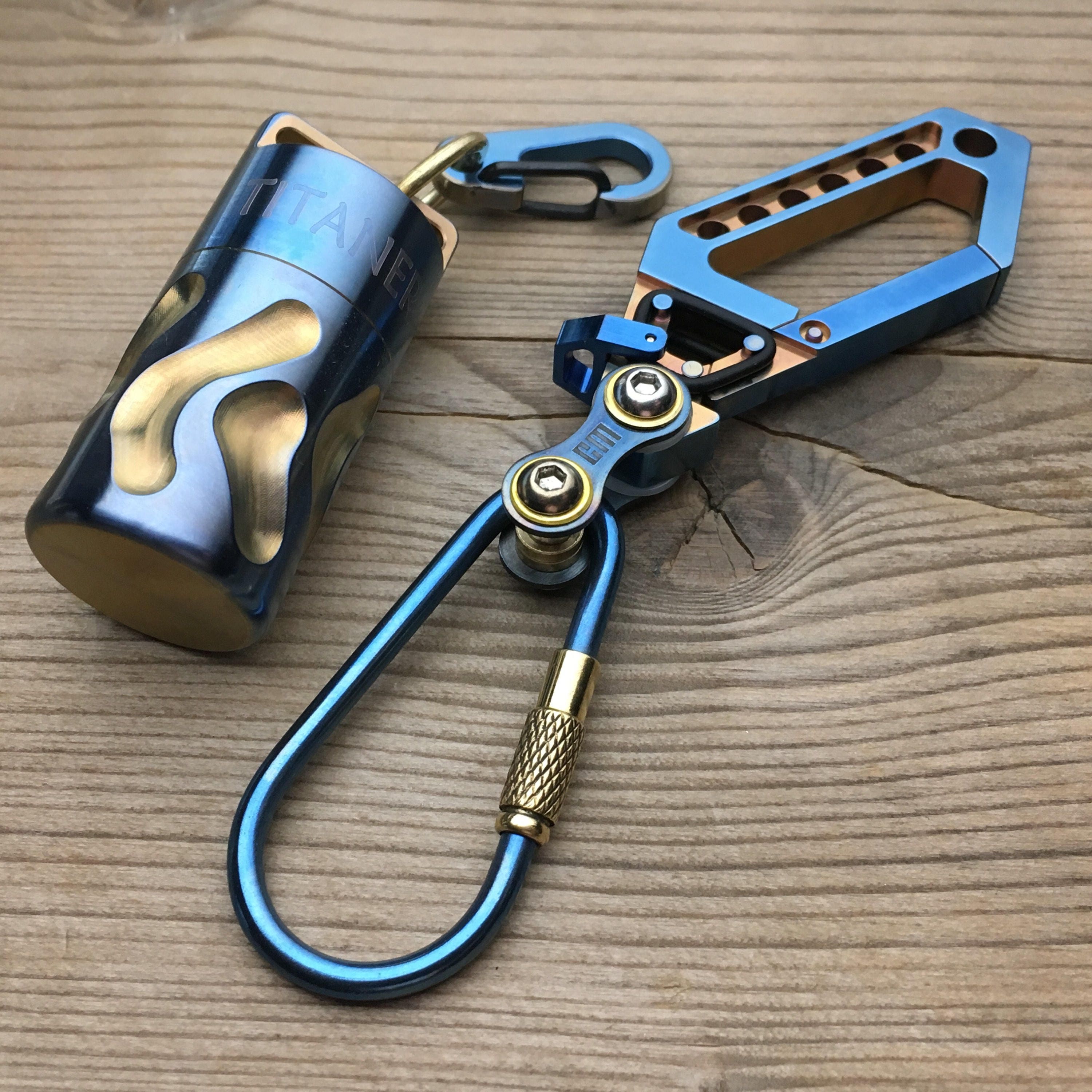 EdcTitanium Keychain Carabiner