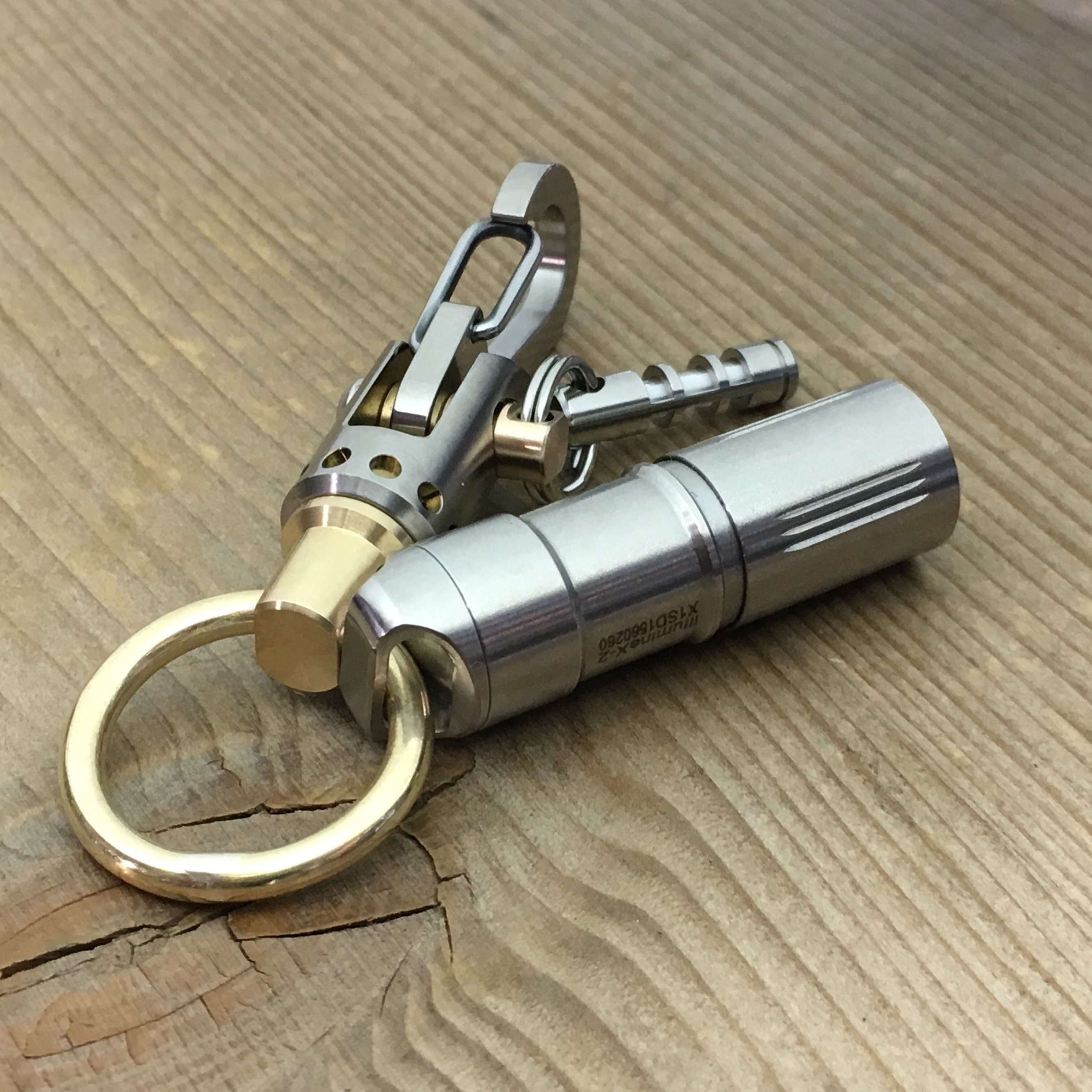 Custom Flashlight, Keychain / Rechargeable Micro USB interface