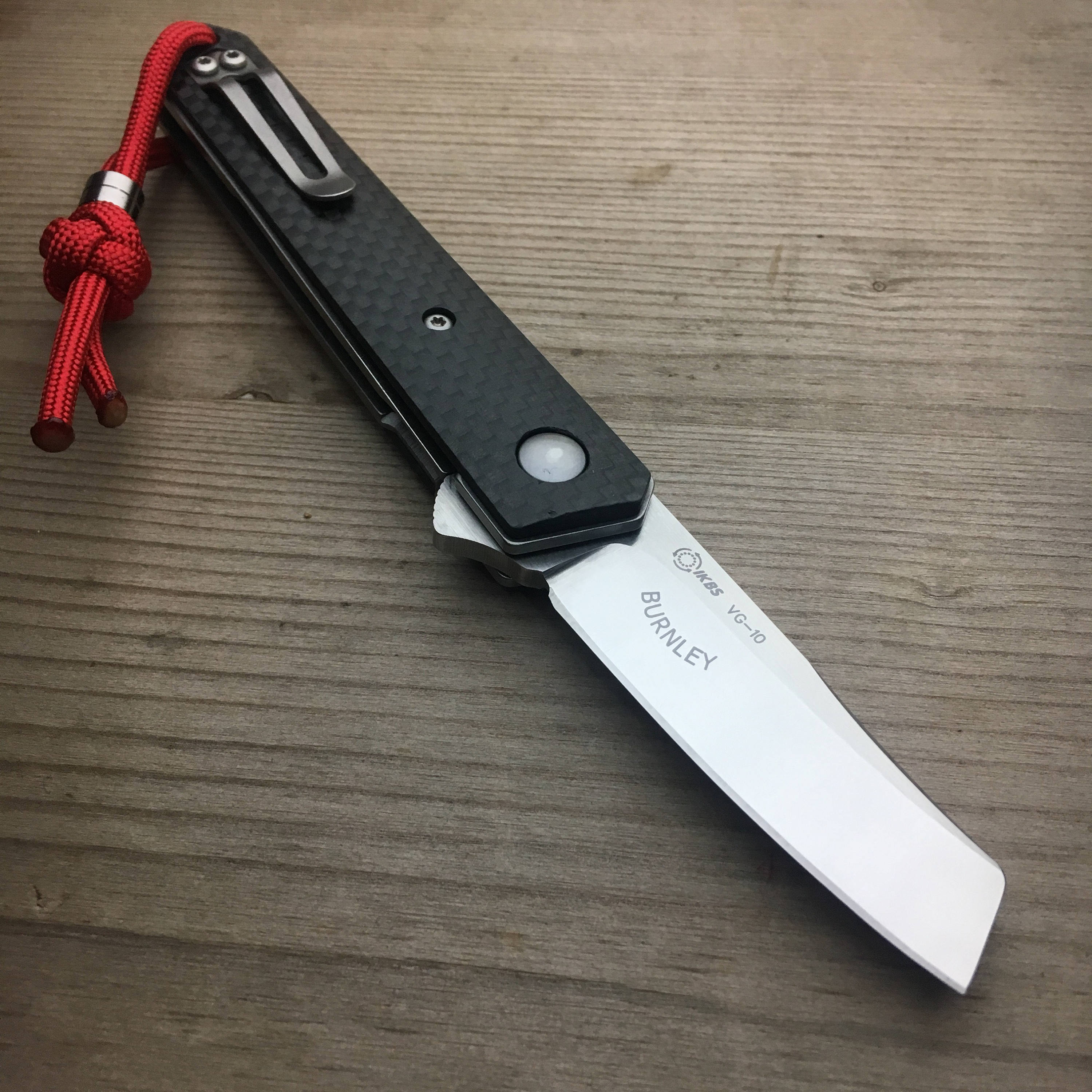 Edc Knife Mod / Böker Kwaiken Mini Tanto Carbono.