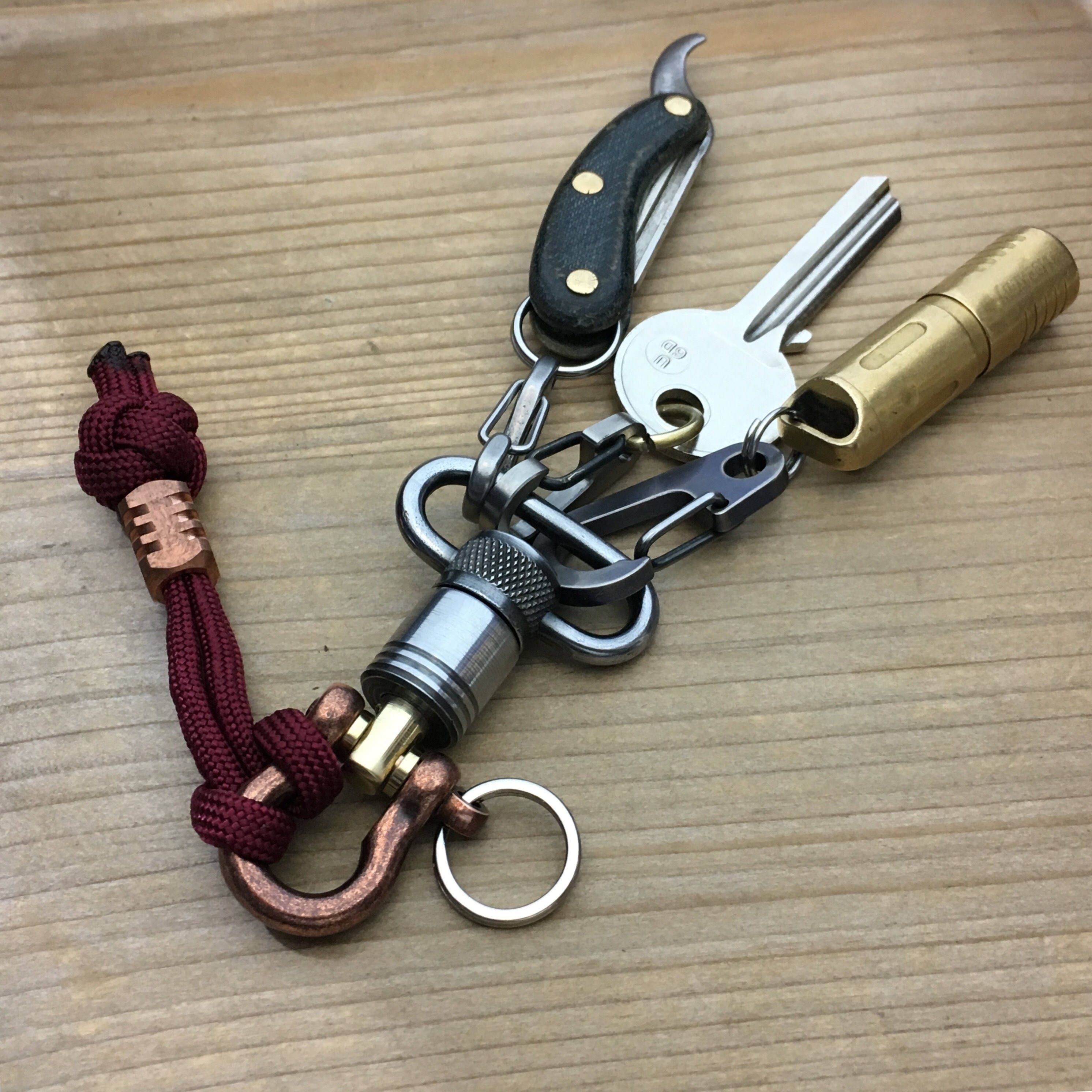 Quick detachable Swivel Connector Keychain