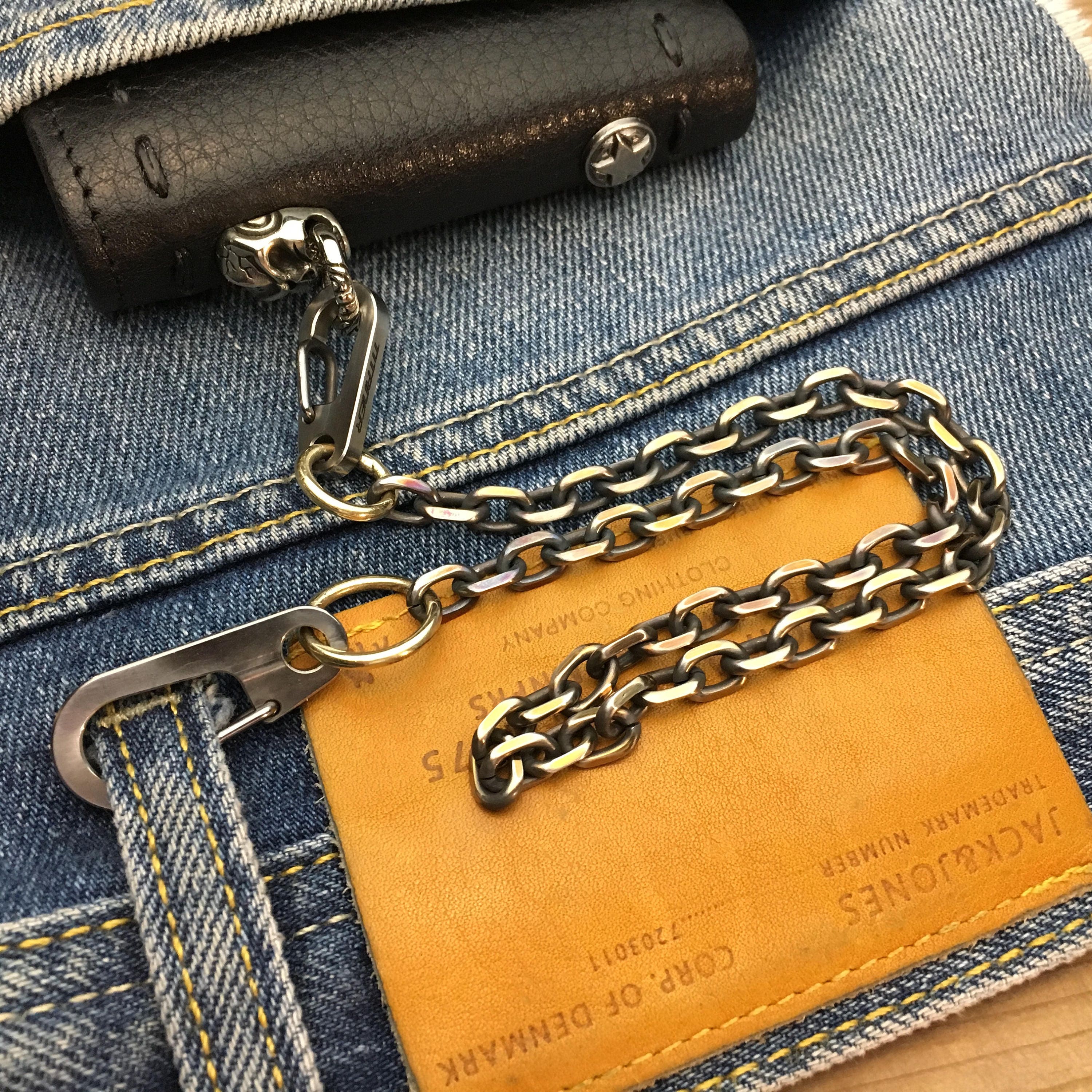 Small Wallet Chain SWC01 Ti / Natural