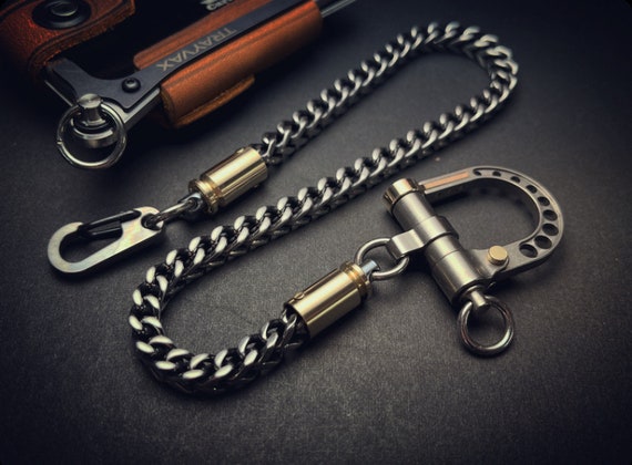 El Trampero - Wallet Chain / Titanium and Stainless Steels components