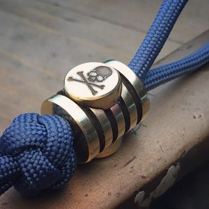 The amulet - Knife lanyard bead, keychain bead, with personalization option.